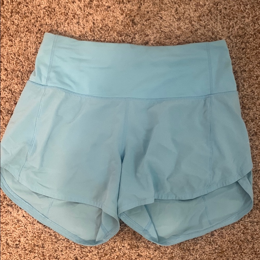 Women's Blue Athletic Shorts